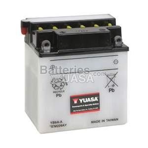 Batterie Yuasa YB9AA  BatteryMoto.com